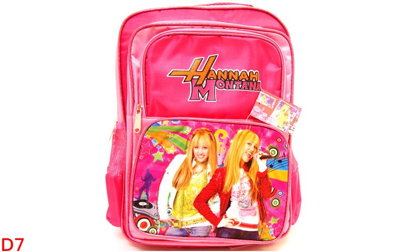 BNWT Girls Disney Hannah Montana Miley Cyrus Backpack School Travelling